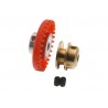 Corona 30d. nylon In-Line para eje de 3/32" Roja