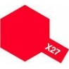 Pintura acrilica translucida X-27, Rojo
