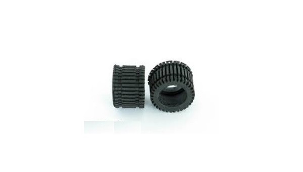 Neumático slick rallado 1/24 (x4)