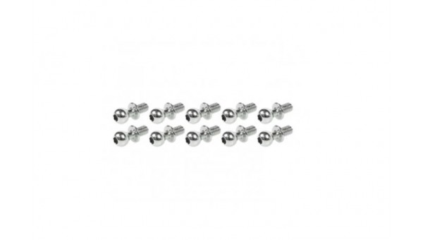 Steel 4.8mm Ball Stud L6 (10pcs)