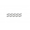 Steel 4.8mm Ball Stud L6 (10pcs)