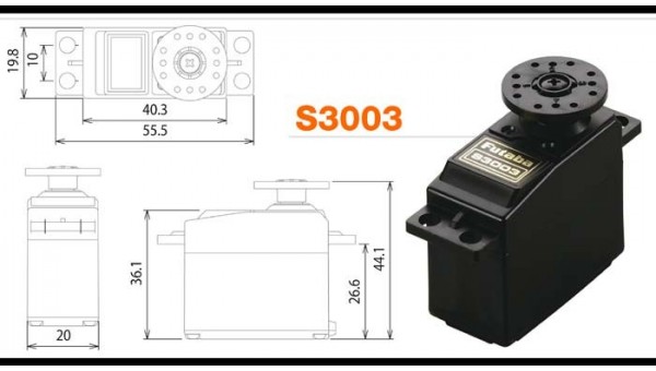 Servo Futaba S3003