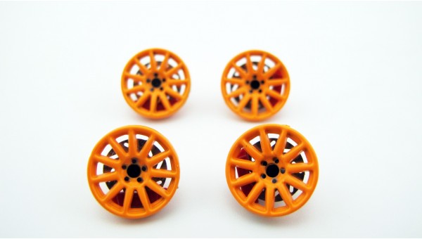 Rally cover 15,5mm (x4) - Orange