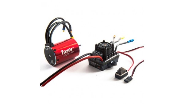 Tazer 1/10 6-pole 4000Kv WP ESC/Motor Combo V2