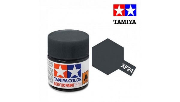 PINTURA ACRILICA XF-24, DARK GREY MATE Tamiya 81724