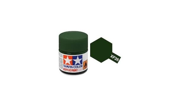 PINTURA ACRILICA XF-26, DEEP GREEN TAMIYA 81726