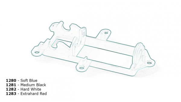 Soporte motor inline Formula 1 duro blanco