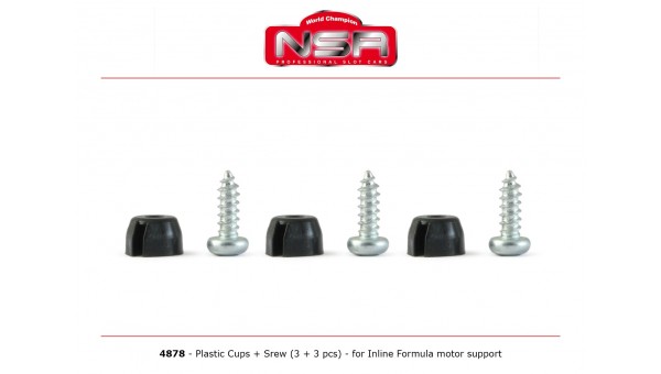 Topes de fijacion soporte de motor Formula 1