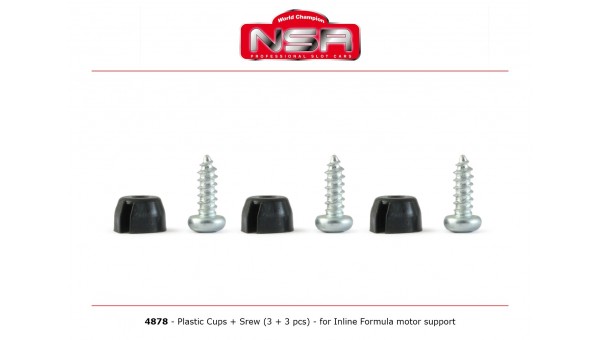 Topes de fijacion soporte de motor Formula 1