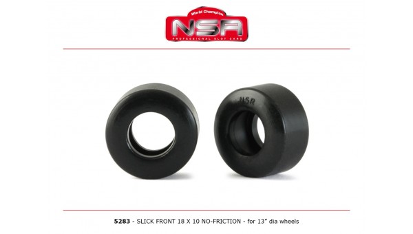 Neumaticos delantero Slick no-friction llanta 13 F