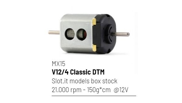 Motor V12/4 de 21000 Rpm