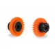 SC-1111R - Corona 25d. In-Line en Nylon Naranja Procomp-RS de Scaleauto