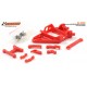 Soporte Motor AW RT3 Offset -0.50mm Extra-Hard (Rojo) de Scaleauto - SC-6536c