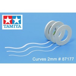 TA87177 - Cinta adhesiva de enmascarar para curvas 2mm
