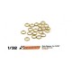 SC-1120D - Separadores 0,5mm para Eje 2.38m en Bronce Scaleauto