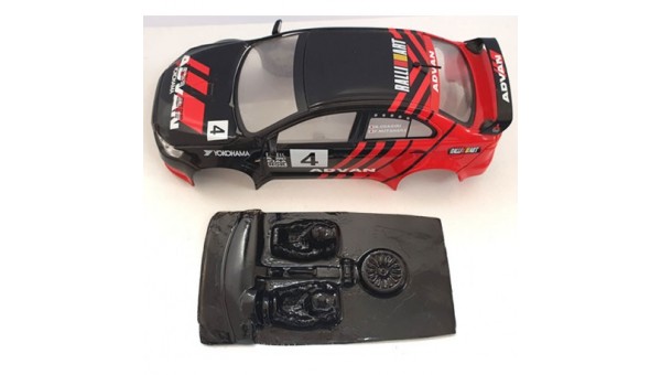 M-L0044R - Lexán rally EVO X compatible Avant Slot - de Mustang Slot