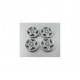 Tapacubos Type Speedline Silver - 15,9mm