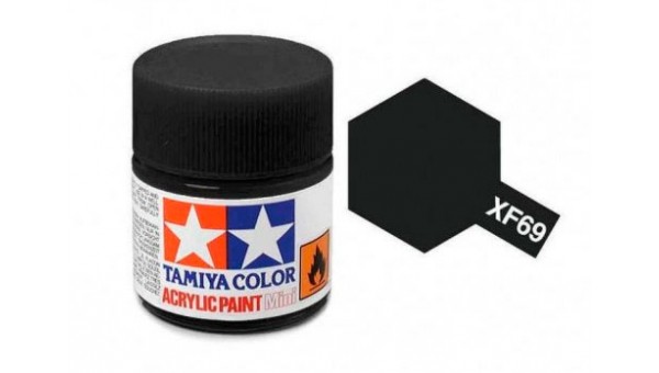 TA81769 - PINTURA ACRILICA XF-69, NEGRO NATO Tamiya