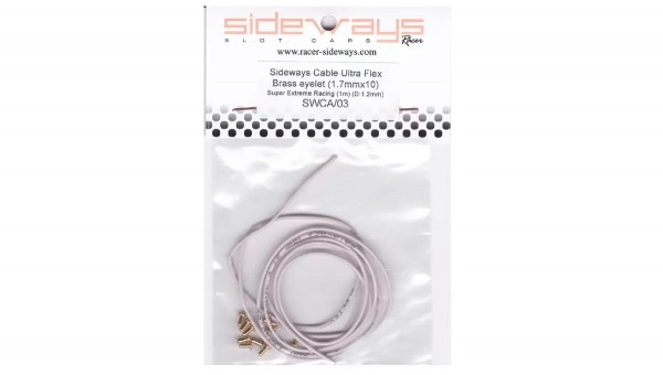 SWCA/03 - Cable Ultra Flex 1.2mm + 10 terminales - 1metro SIDEWAYS