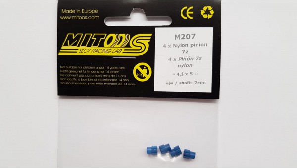 CXM207 - Piñón z7 nylon x4 cartrix mitoos