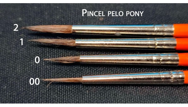 Pincel Pelo Pony No. 1