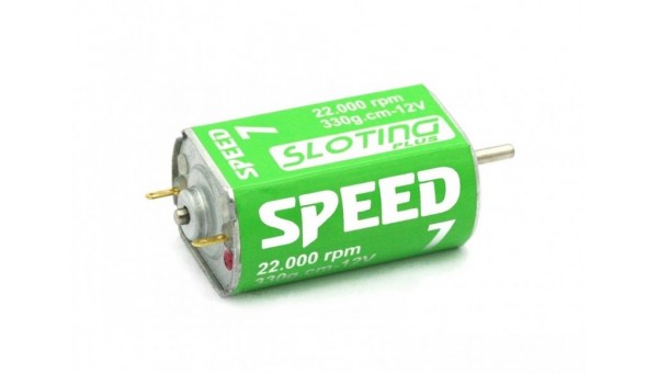 SP090007 - Motor Speed 7 22.000 rpm 12V - 330 gr./cm Sloting Plus