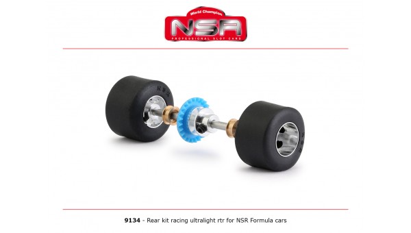 NSR9134 - Eje trasero completo ultralight Formula 1