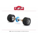 Eje trasero completo ultralight Formula 1