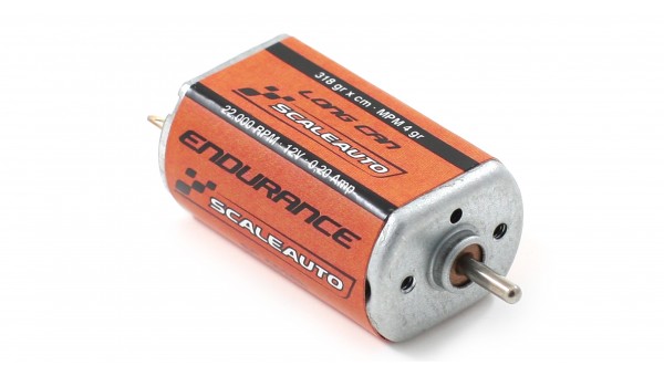 Motor SC-26B Endurance 22.500 rpm 340 gr/cm MPM -4 gr. 0,20 Amp. scaleauto