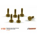 Tornillería Suspensión de Cabeza ø4,3mm M2x7mm