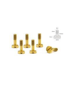 SC-5139C- Tornillería de Cabeza ø4,6mm M2.2x7mm en Latón scaleauto