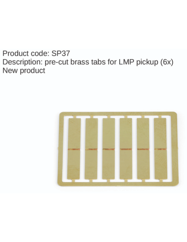 SISP37 - Clips Latón para Guía LMP de slot.it