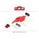 NSR1521R - Carrocería Kit Formula1 - Rojo de NSR