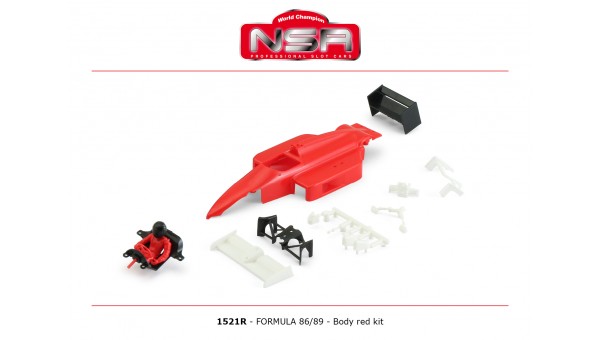 NSR1521R - Carrocería Kit Formula1 - Rojo de NSR