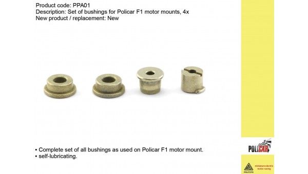 Cojinetes Para bancada F1 - PO-PPA01 Policar Slot.it