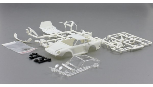 Scaleauto - SC-3614 - Carrocería Porsche 959 Raid en Kit Blanca.