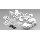 Scaleauto - SC-3615 - Carrocería Mini ALL4 Raid en kit blanca