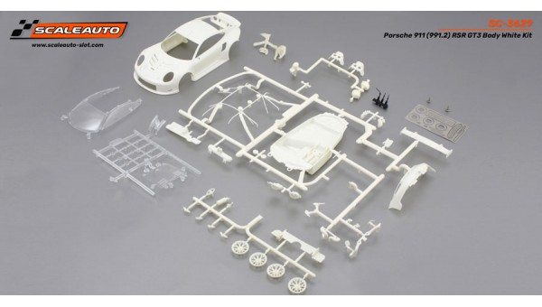 SC-3629 - Carrocería Porsche 911 (991.2) RSR GT3 -White- Scaleauto