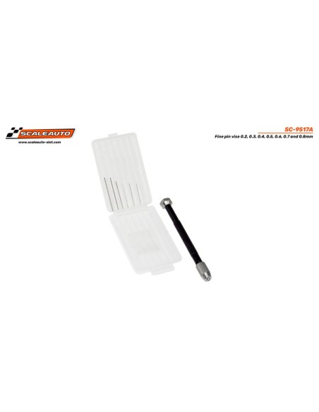 SC-9517A - Portabrocas pequeño con broncas de Scaleauto