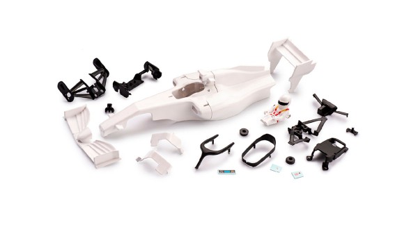 Carrocería F1 Monoposto en Kit Blanca PO-PCS07B de Policar (Slot.it)