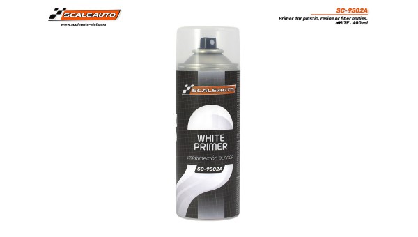 Spray imprimación Blanco 400ml Transparente de Scaleauto - SC-9502A