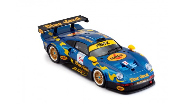 de Revo Slot - RS-0103 Porsche 911 GT1 No.5 Blue Coral