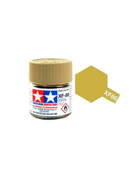 TA81788 - PINTURA ACRILICA XF-88, Amarillo Oscuro Mate