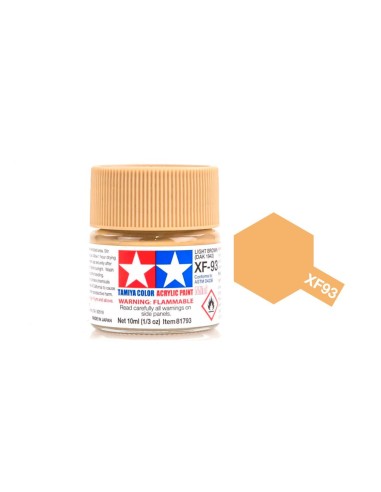 TA81793 - PINTURA ACRILICA XF-93, Marrón Claro DAK 1942 Mate de Tamiya