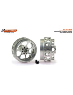 SC-4033D25 - Llanta aluminio 17.2x10mm. Monza-2 de Scaleauto