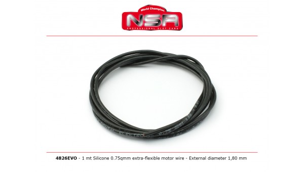 NSR4826EVO - Cable 1 m 1,8 mm interior 0.75 extraflexible