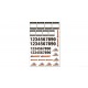 SC-9002 - Race number Decal set 1/32 de Scaleauto