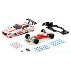 MB-A GT3 Cup Edition White Anglewinder In-Flex de Scaleauto SC-6218B