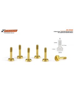 SC-5146E - Tornillería Cabeza Cónica 4,8mm M2x9mm de Scaleauto