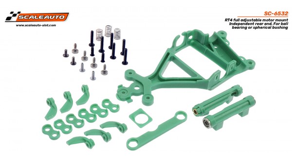 SC-6532 - Soporte Motor AW RT4 Offset Ajustable SCALEAUTO